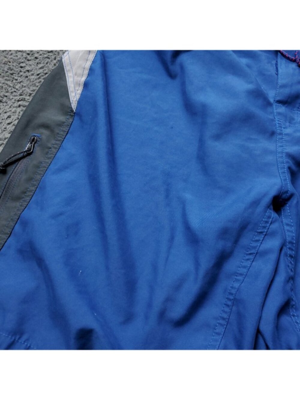 VINTAGE 90s The North Face Swim Shorts Mens 36 x11 Board Zip Pocket  Blue Trunks - Picture 5 of 10